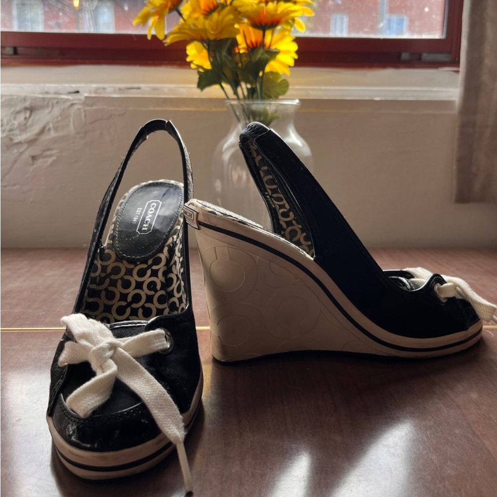 Coach platform sandals!
